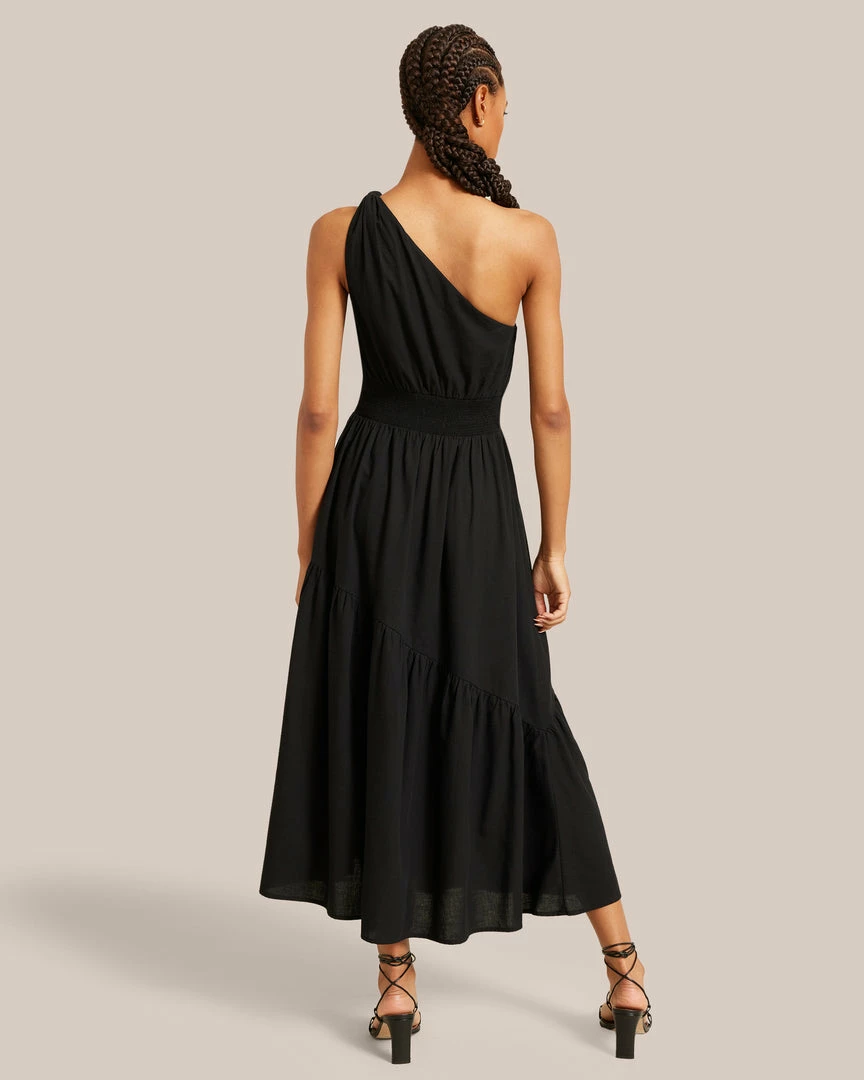 Crescent Clothing Artemis One Shoulder Maxi Dress