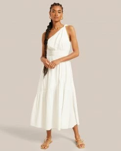 Crescent Artemis One Shoulder Maxi Dress Celebrate