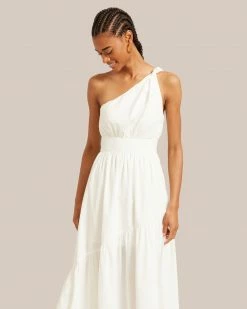 Crescent Artemis One Shoulder Maxi Dress Celebrate