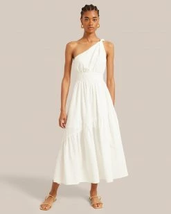 Crescent Artemis One Shoulder Maxi Dress Celebrate