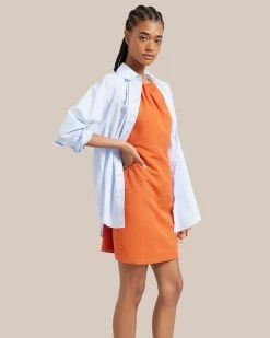 Fashion Apparels Lounge Ash Striped Button Up Shirt