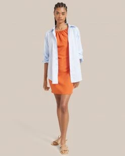 Fashion Apparels Lounge Ash Striped Button Up Shirt