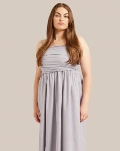 Hua Jia Aurora Ruched Maxi Dress Celebrate
