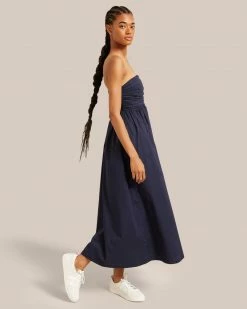 Hua Jia Aurora Ruched Maxi Dress