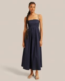 Hua Jia Aurora Ruched Maxi Dress