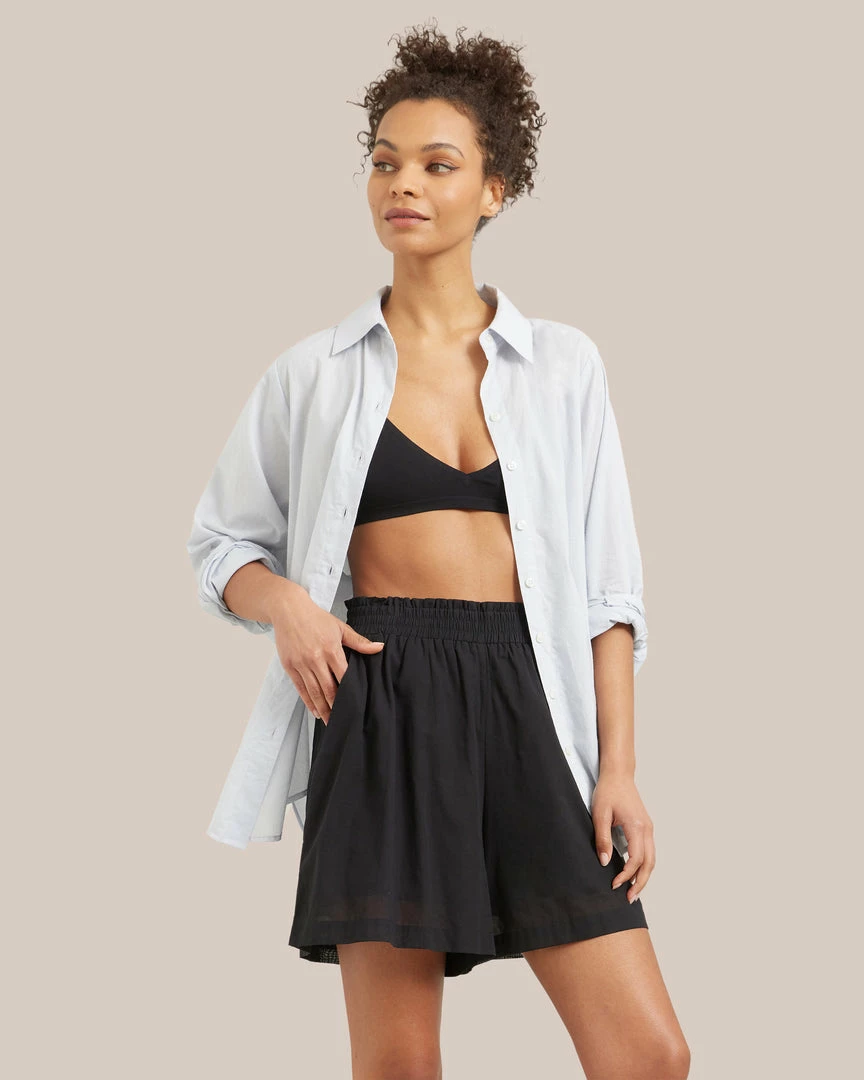 Fashion Apparels Lounge Beau High-Waisted Organic Cotton Short