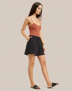 Fashion Apparels Lounge Beau High-Waisted Organic Cotton Short