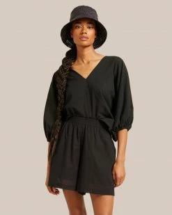 Fashion Apparels Lounge Beau High-Waisted Organic Cotton Short