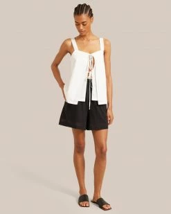 Fashion Apparels Lounge Beau High-Waisted Organic Cotton Short