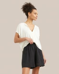 Fashion Apparels Lounge Beau High-Waisted Organic Cotton Short