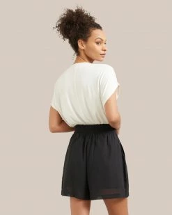 Fashion Apparels Lounge Beau High-Waisted Organic Cotton Short