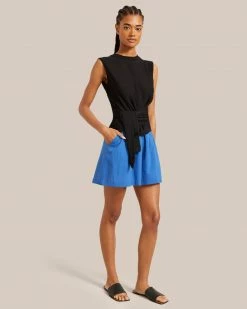 Fashion Apparels Beau High-Waisted Organic Cotton Short