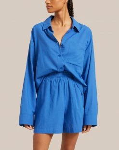 Fashion Apparels Beau High-Waisted Organic Cotton Short