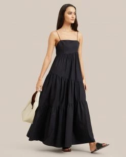 Fashion Apparels Lena Tiered Maxi Dress Vacation