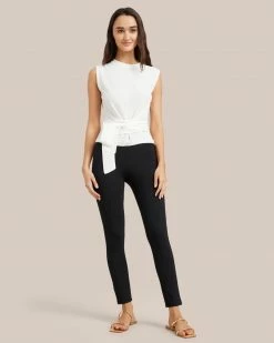 Hua Jia Brooke High Waisted Ponte Pant