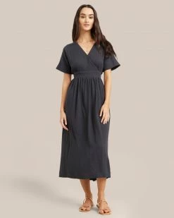 Modern Ref Callisto Short-Sleeve Wrap Dress Clothing