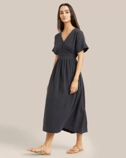 Modern Ref Callisto Short-Sleeve Wrap Dress Clothing