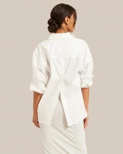 Hua Jia Carter Oversized Split-Back Shirt