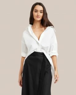 Hua Jia Carter Oversized Split-Back Shirt