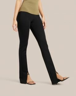 Asia Consultancy Co., Ltd Chrissy Split Hem Ponte Pant