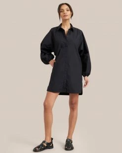 Fashion Apparels Clara Open-Back Button Down Dress