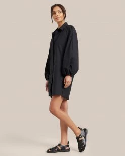 Fashion Apparels Clara Open-Back Button Down Dress