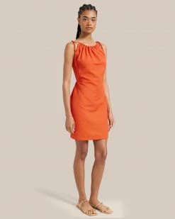 Fashion Apparels Darla Backless Tie-Shoulder Cover Up Dress