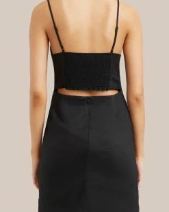 Hua Jia Davina Linen Mini Dress Celebrate