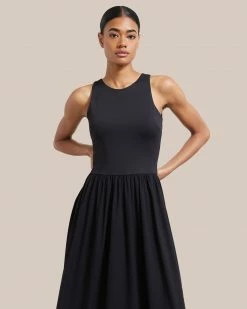 All Row Debbie Sleeveless A-Line Maxi Dress Celebrate