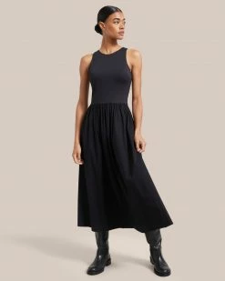 All Row Debbie Sleeveless A-Line Maxi Dress Celebrate