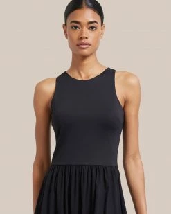 All Row Debbie Sleeveless A-Line Maxi Dress Celebrate