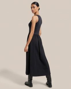 All Row Debbie Sleeveless A-Line Maxi Dress Celebrate