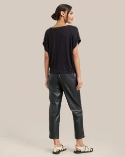 UBASE INTERNATIONAL, INC. Demi V-Neck Short-Sleeve Tee Lounge