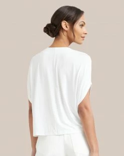 UBASE INTERNATIONAL, INC. Demi V-Neck Short-Sleeve Tee Lounge