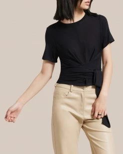 All Row Work Donya Vegan Leather Cropped Pant