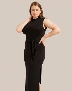 UBASE INTERNATIONAL, INC. Eden Sleeveless Tie-Front Dress