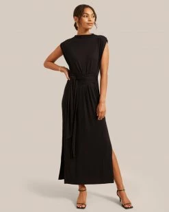 UBASE INTERNATIONAL, INC. Eden Sleeveless Tie-Front Dress