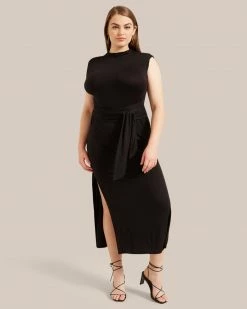 UBASE INTERNATIONAL, INC. Eden Sleeveless Tie-Front Dress