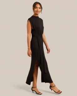 UBASE INTERNATIONAL, INC. Eden Sleeveless Tie-Front Dress