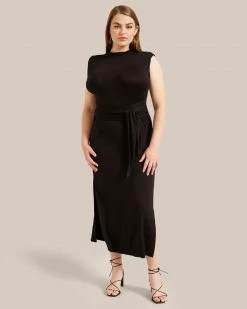 UBASE INTERNATIONAL, INC. Eden Sleeveless Tie-Front Dress