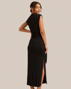 UBASE INTERNATIONAL, INC. Eden Sleeveless Tie-Front Dress