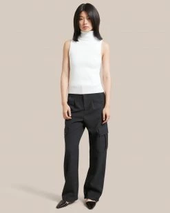 All Row Enzie Turtle Neck Sweater Tank Work