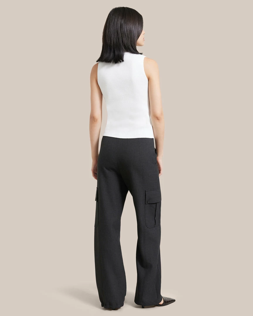 All Row Enzie Turtle Neck Sweater Tank Work