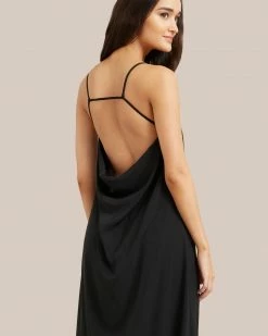 All Row Gaia Drape Back Slip Dress
