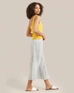Hua Jia Celebrate Galena Tiered Ruched Midi Skirt