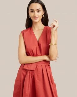 Machete Work Gold Chunky Midi Hoops