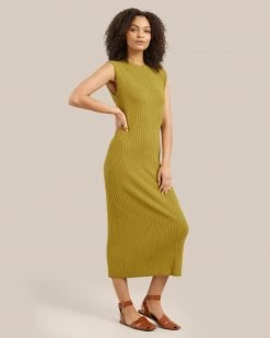 Sky Ocean Development Limited Clothing Harrah Ribbed Column Dress