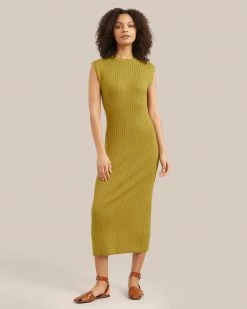 Sky Ocean Development Limited Clothing Harrah Ribbed Column Dress