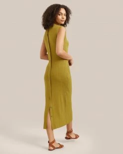 Sky Ocean Development Limited Clothing Harrah Ribbed Column Dress