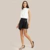 Crescent Clothing Iram Asymmetrical Cotton Wrap Skirt